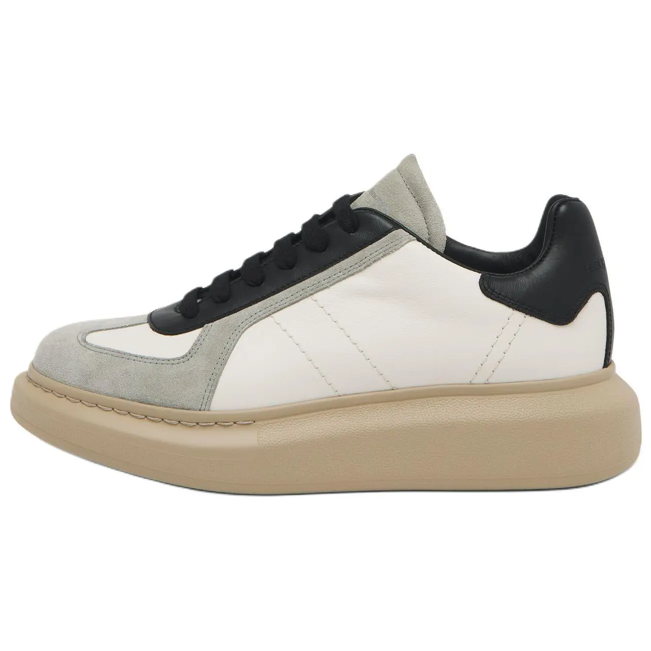 Alexander McQueen Кроссовки Oversized Retro White Grey Black Women's