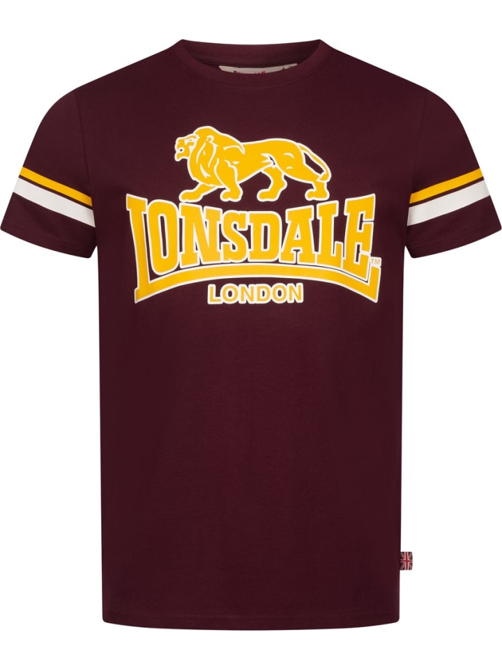 

Футболка Methley Herren T-Shirt normale Passform Lonsdale, красный