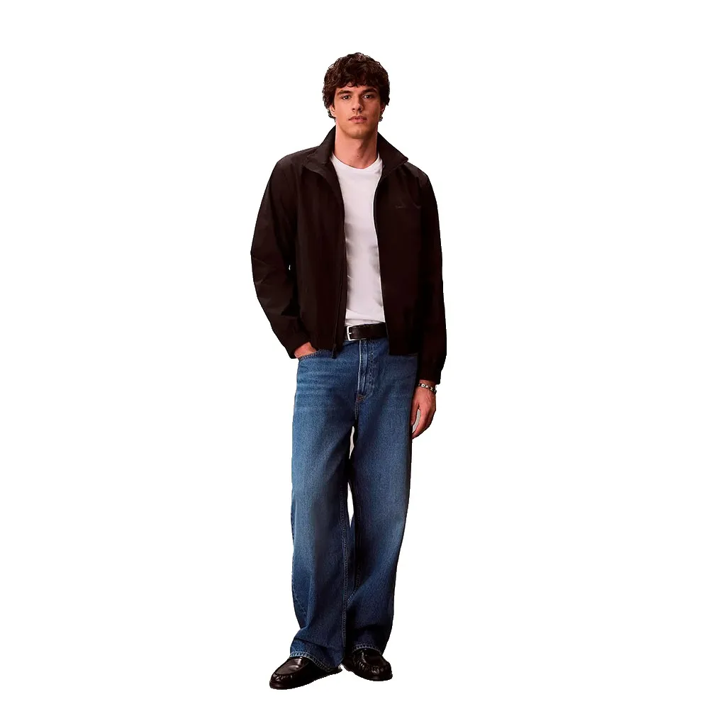 Ветровка Calvin Klein с воротником-стойкой, черный — фото 4