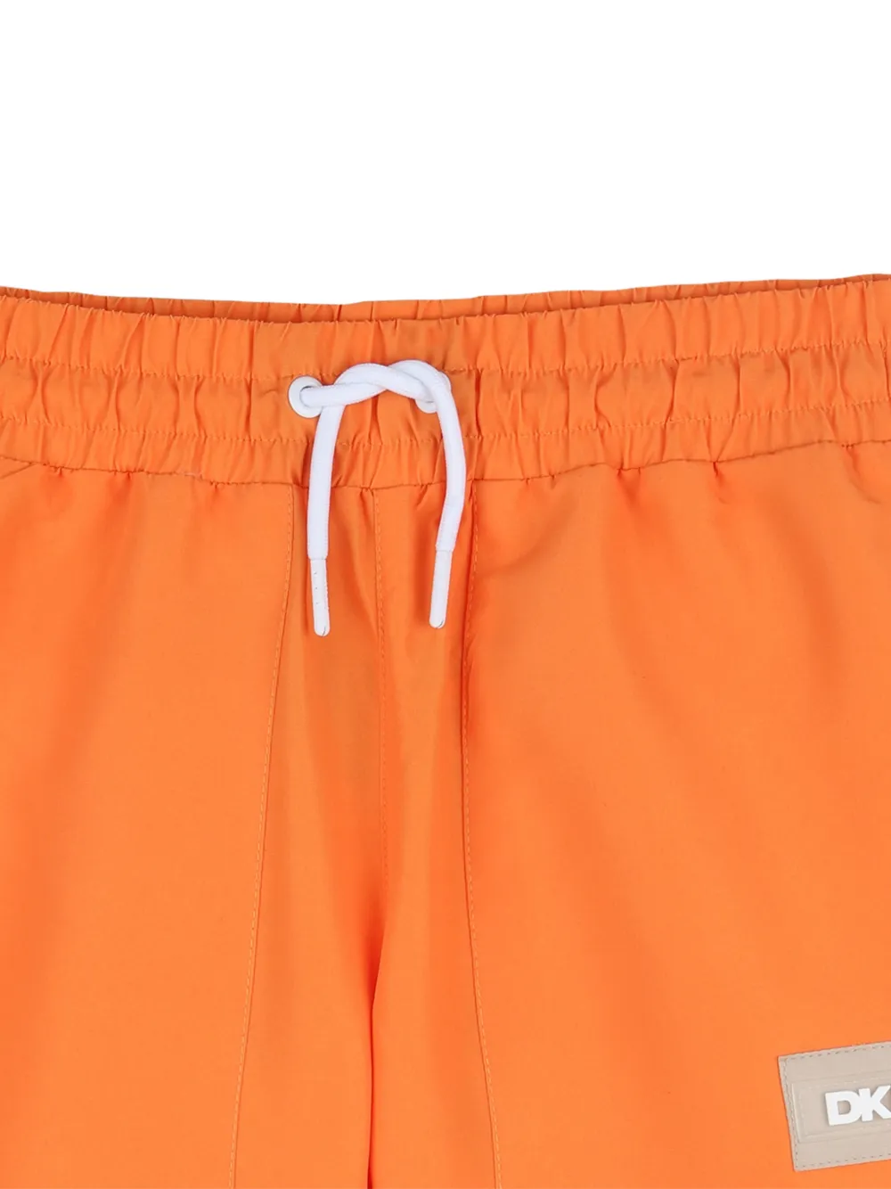 Плавательные шорты с нашивкой-логотипом Dkny Kids, оранжевый — фото 3