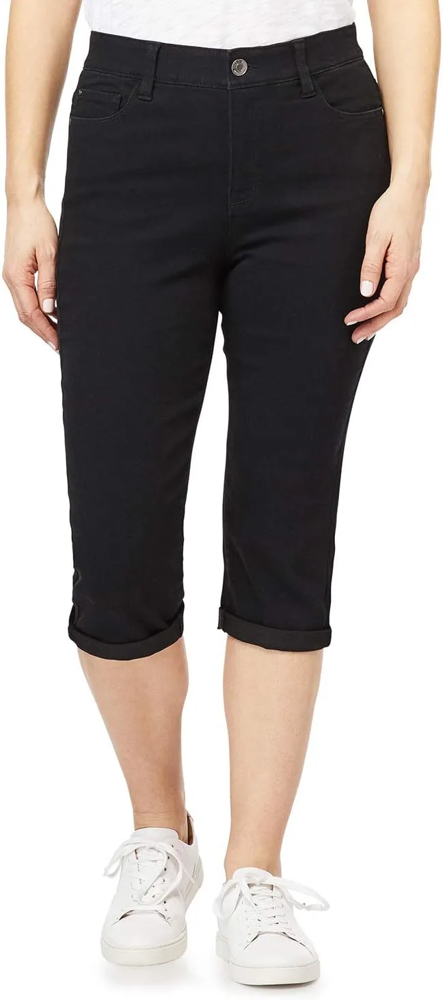 

Angels Forever Young Sculpt 17" Capri для женщин, фигуроформирующие стрейч джинсы, средняя посадка