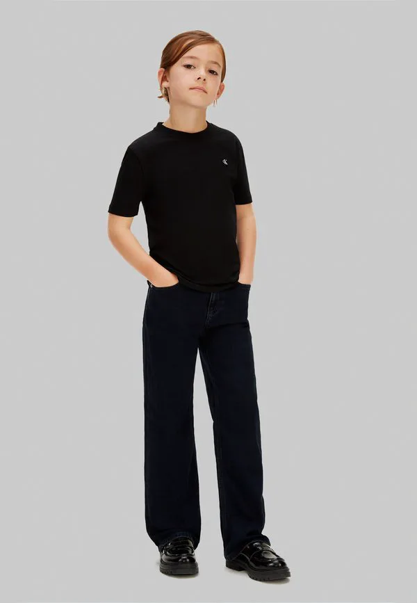 Мини-Футболка унисекс с монограммой Calvin Klein Jeans, Black