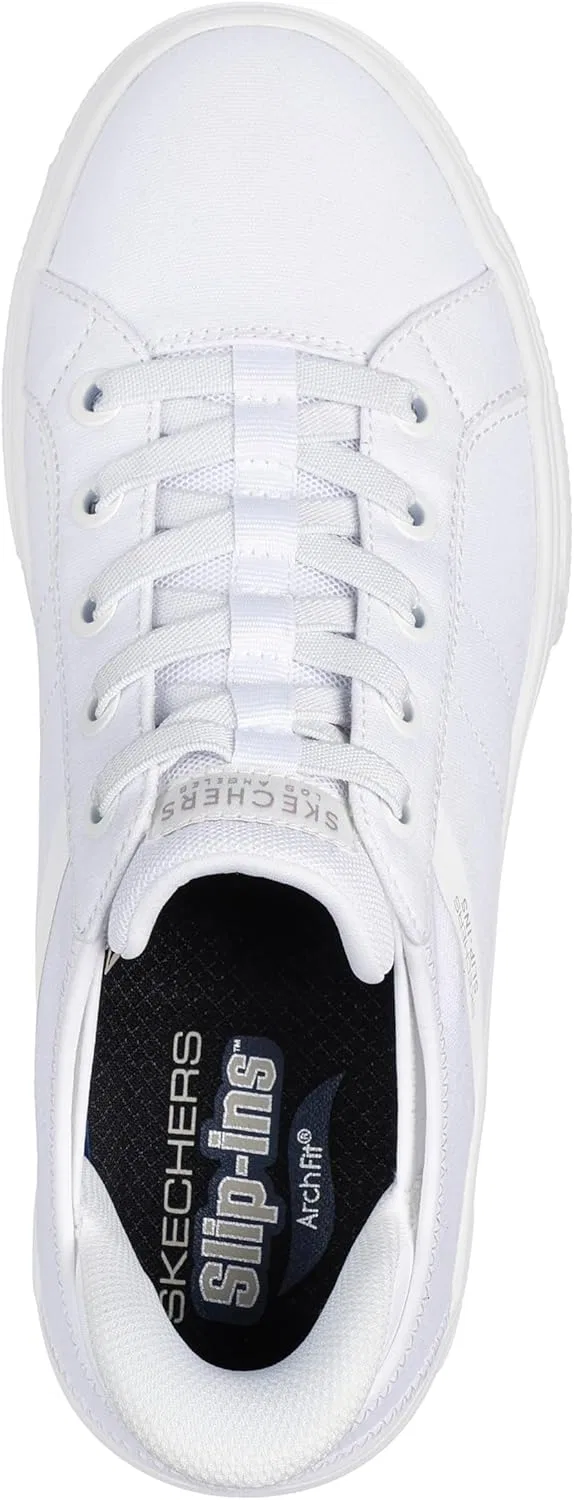 Мужские кроссовки Skechers Arch Fit Arcade - Good 2 See Hands Free Slip-ins, White Opulent Garden — фото 3