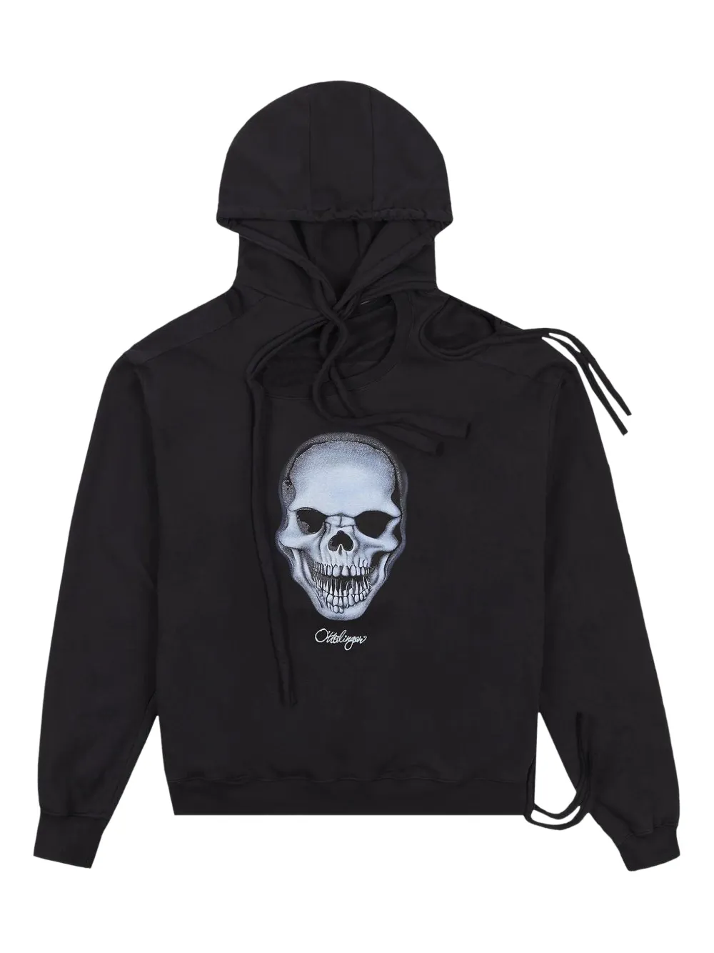 

Худи с принтом Skull Ottolinger, черный