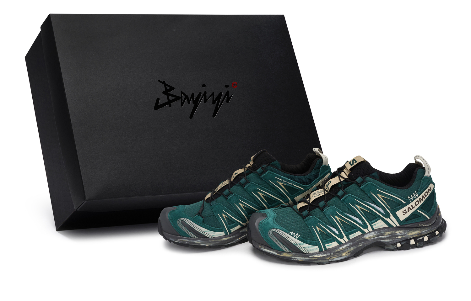 

SALOMON XA PRO 3D Cushioning Support Low top Running Shoes Unisex зеленый черный желтый