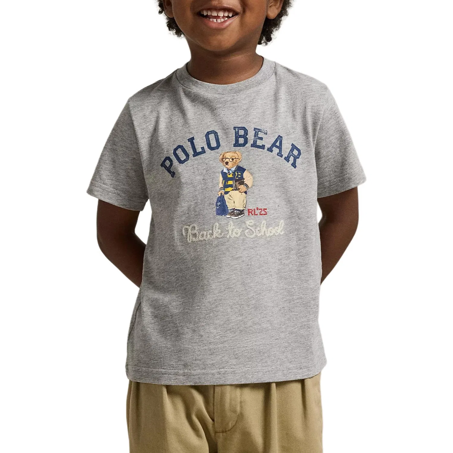 Футболка детская Polo Ralph Lauren, Gray — фото 4