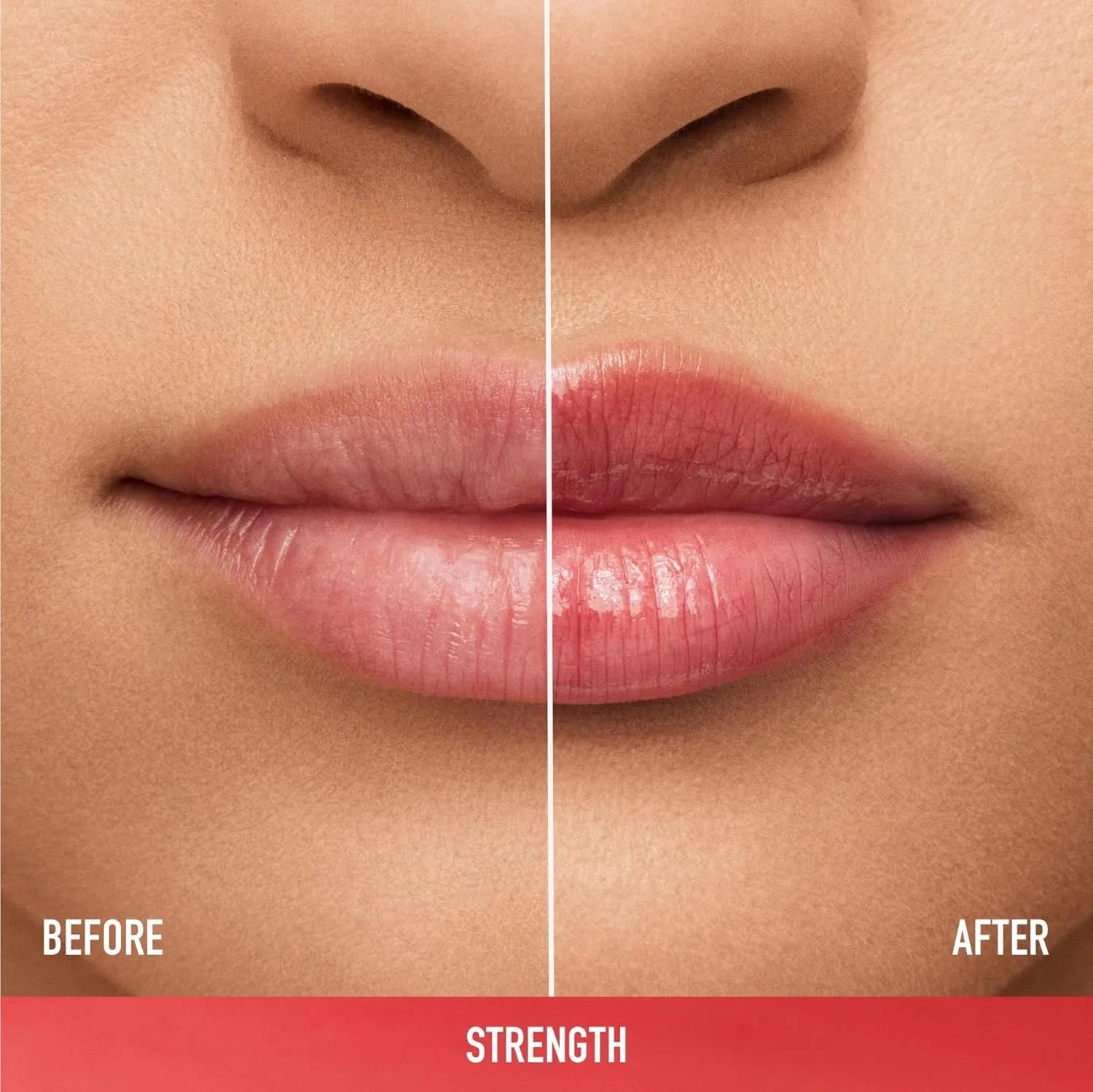 bareMinerals Dewy Lip Gloss-Balm, гибрид увлажняющего блеска и тонирующего бальзама для губ, сияющий финиш + 24-часовое увлажнение, для мягких и гладких губ, нелипкий, веганский продукт., Strength — фото 2