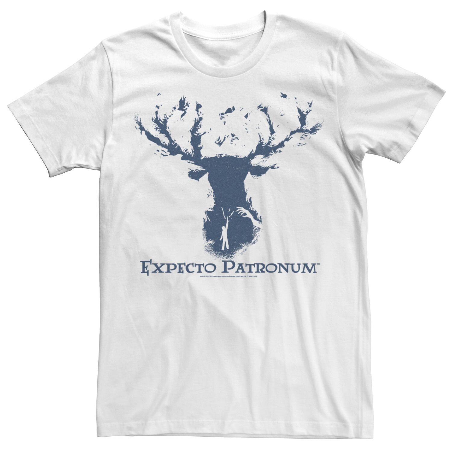 

Мужская футболка силуэта Expecto Patronum Harry Potter