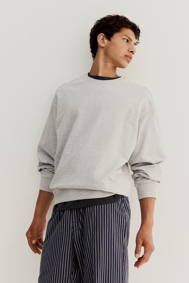 

Рубашка для сна с длинными рукавами H&M, серый