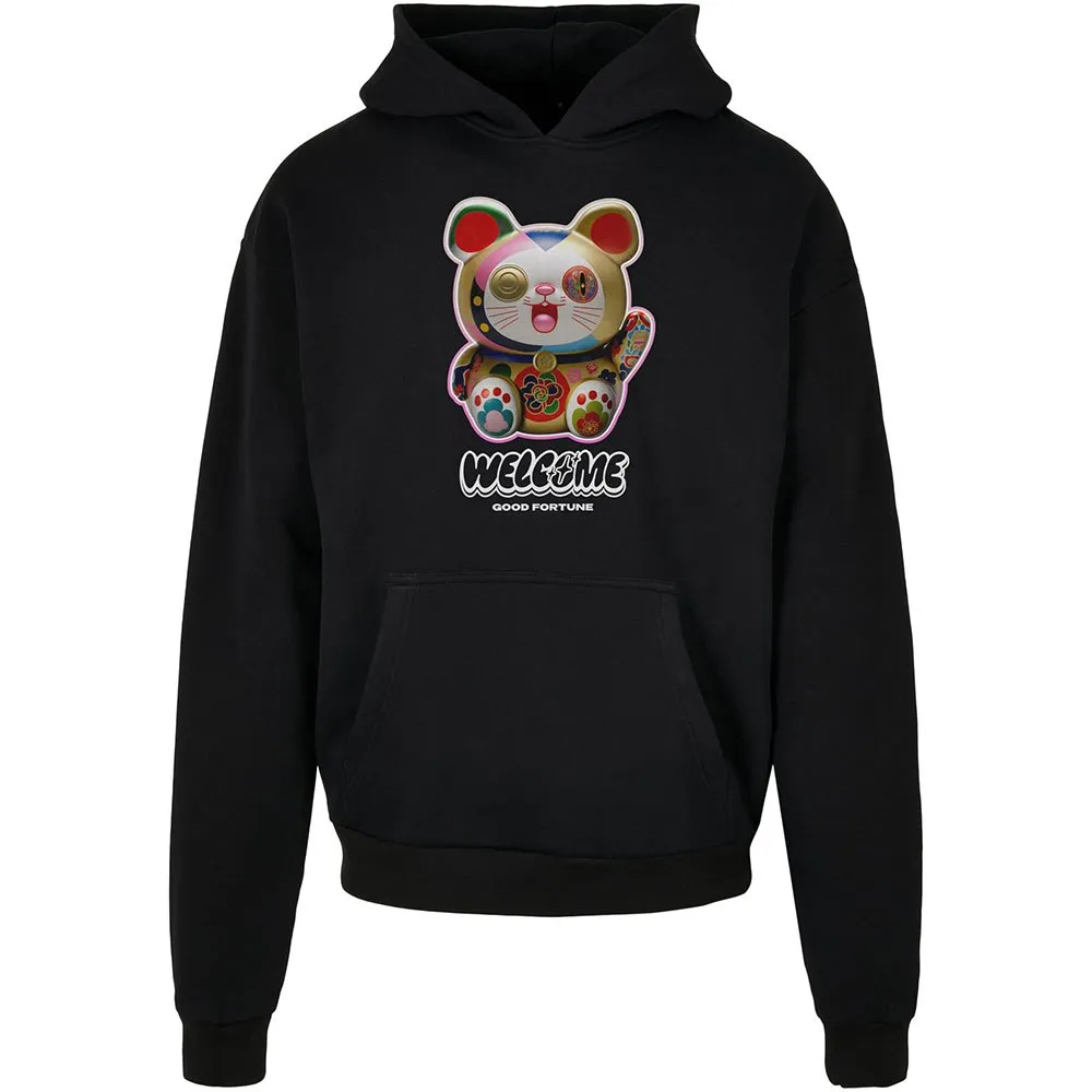 

Худи Mister Tee Welcome Cat Ulrta Heavy Oversize, черный