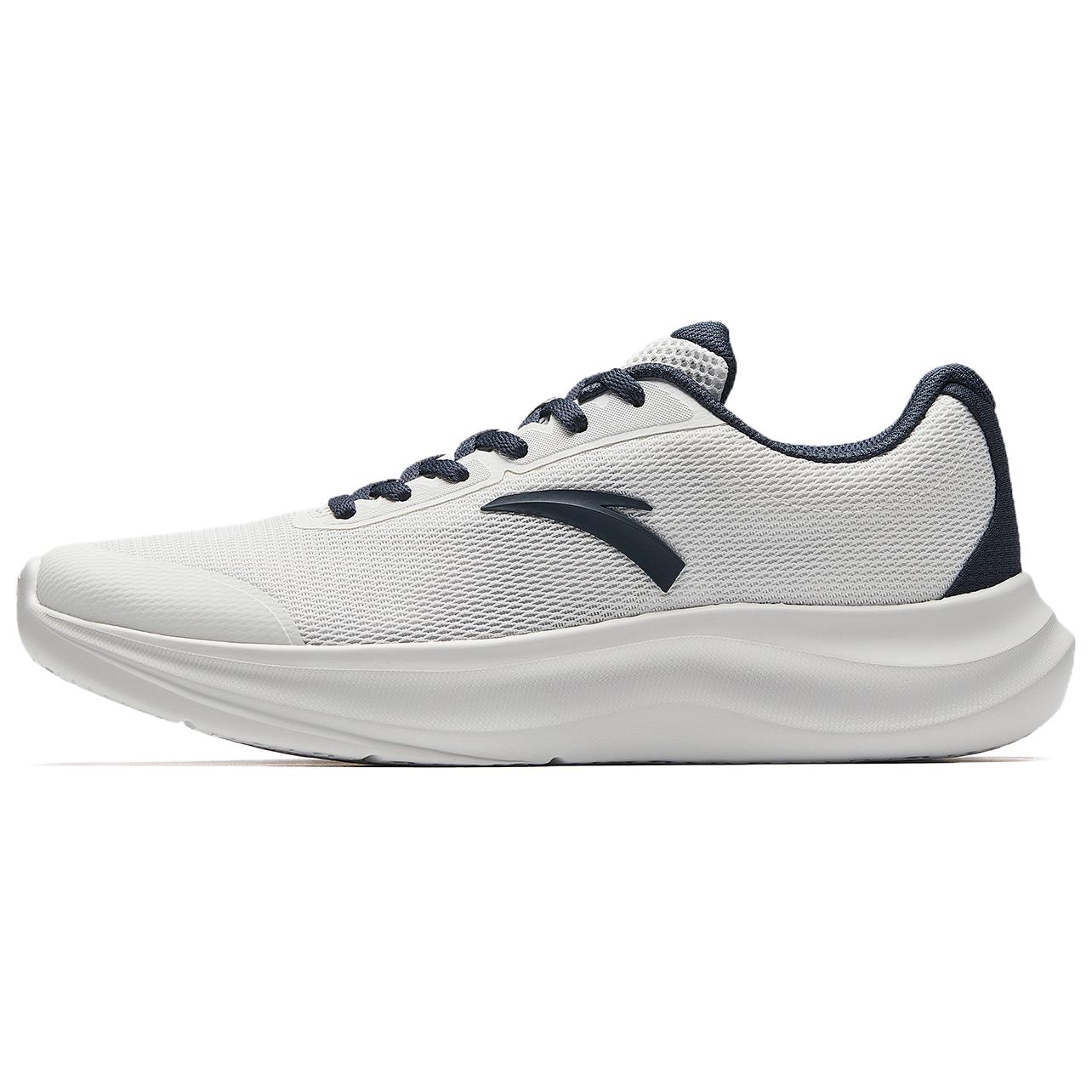 

ANTA Кроссовки Running Collection Wear resistant And Waterproof Low top Sprint Running Shoes Men's Papyrus White Ink Blue
