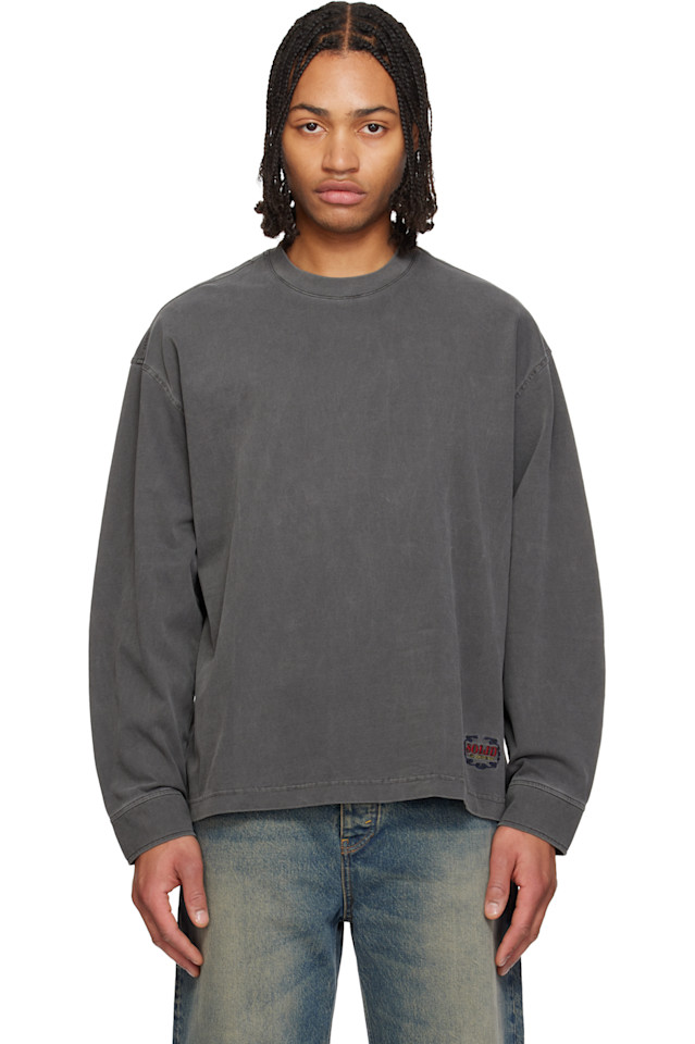 

Футболка с вышитым логотипом Jazz Solid Homme, серый