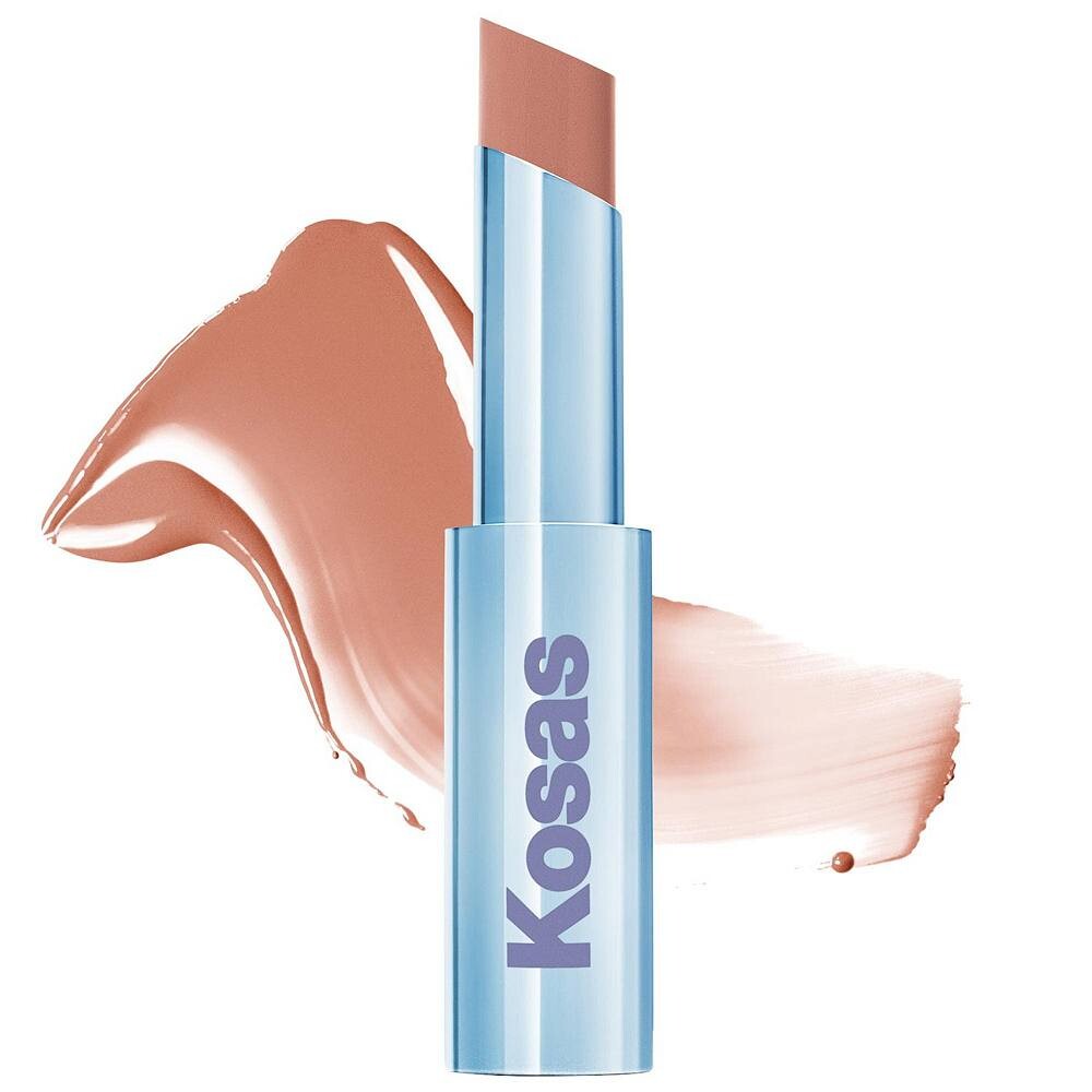 

Kosas Wet Stick Увлажняющая блестящая прозрачная губная помада с керамидами, цвет Heatwave