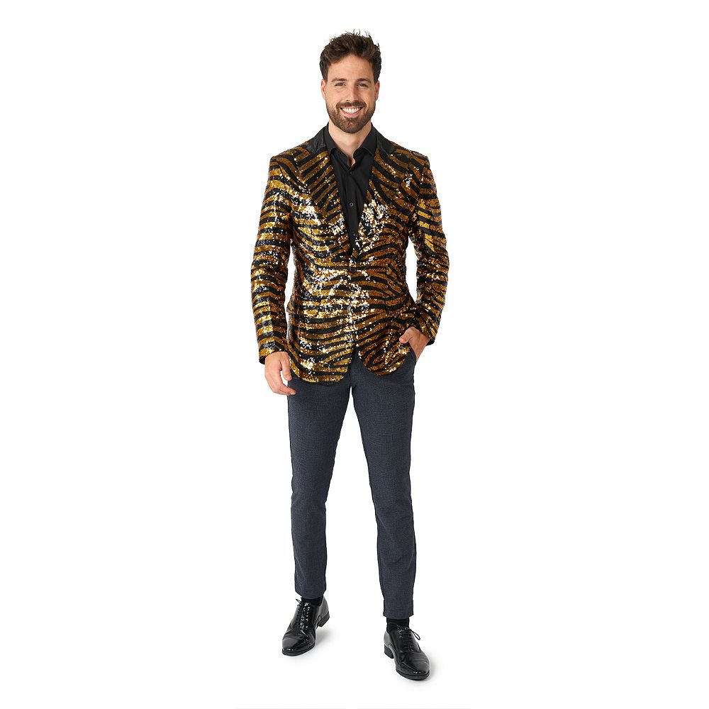 

Мужской пиджак OppoTiger Royale с пайетками OppoSuits, цвет Tiger Royale