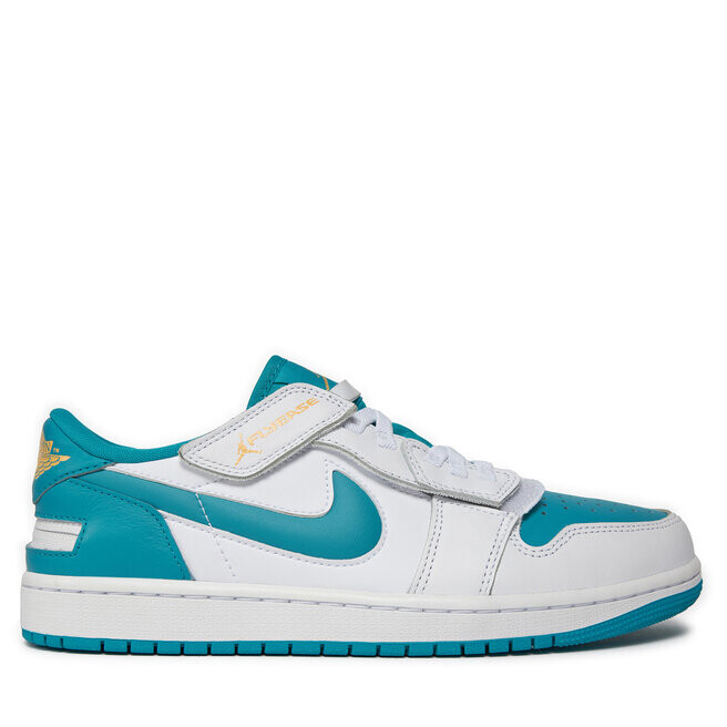 

Кроссовки Nike Air Jordan 1 Low Flyease DM1206 174 White/Celestial Gold/Aquatone, белый синий