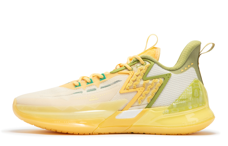 

Кроссовки баскетбольные мужские BIG3 4.0 PRO низкие Sago/Smoothie Yellow 361°, Ice Sand Yellow