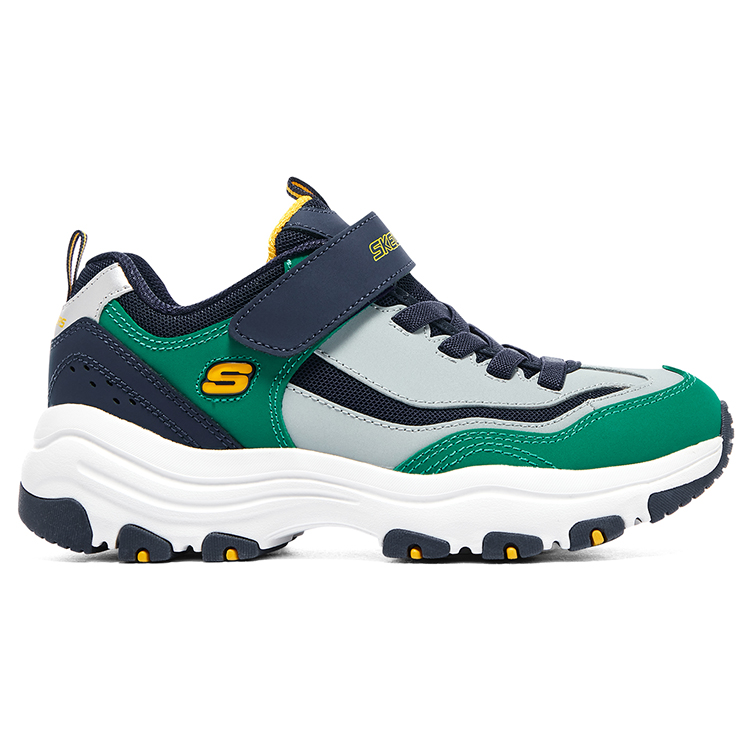 Conik Kids Lifestyle Shoes для подростков Skechers, синий/зеленый — фото 3