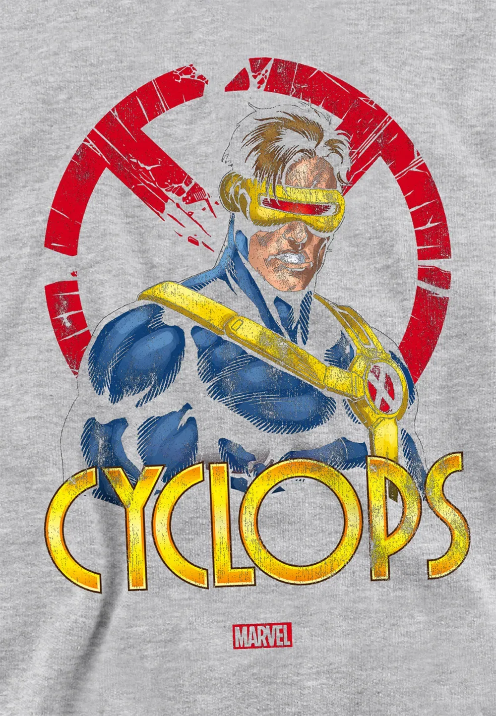 Детская худи Cyclops Marvel X-Men, серый — фото 2