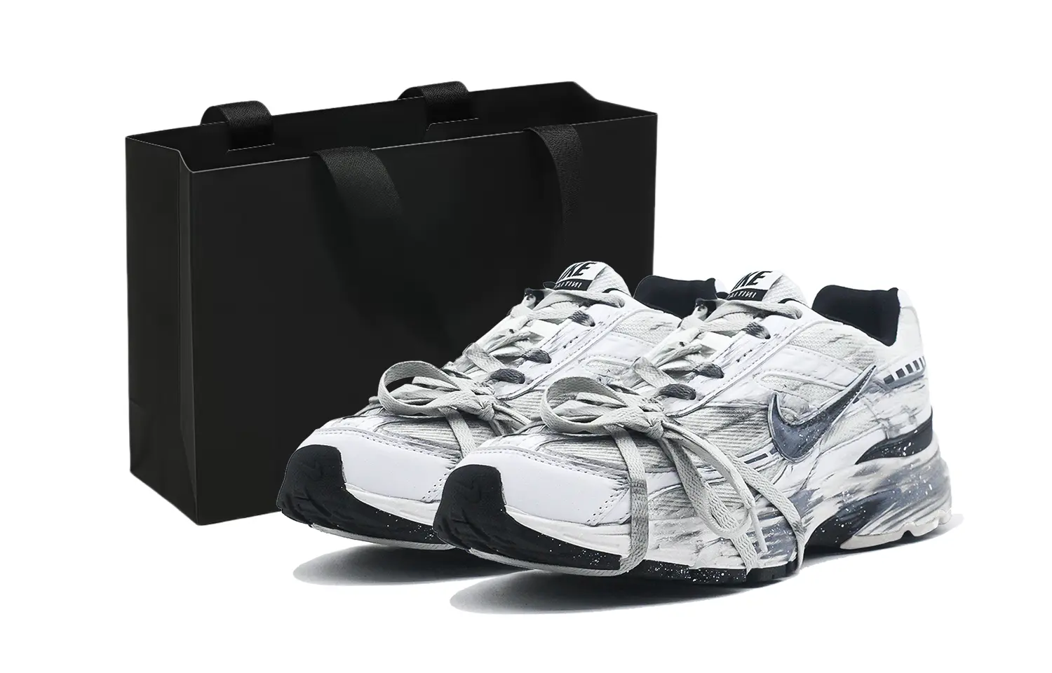 

Инициатор амортизация, износостойкие низкие повседневные городские кроссовки для мужчин Nike, серо-белый