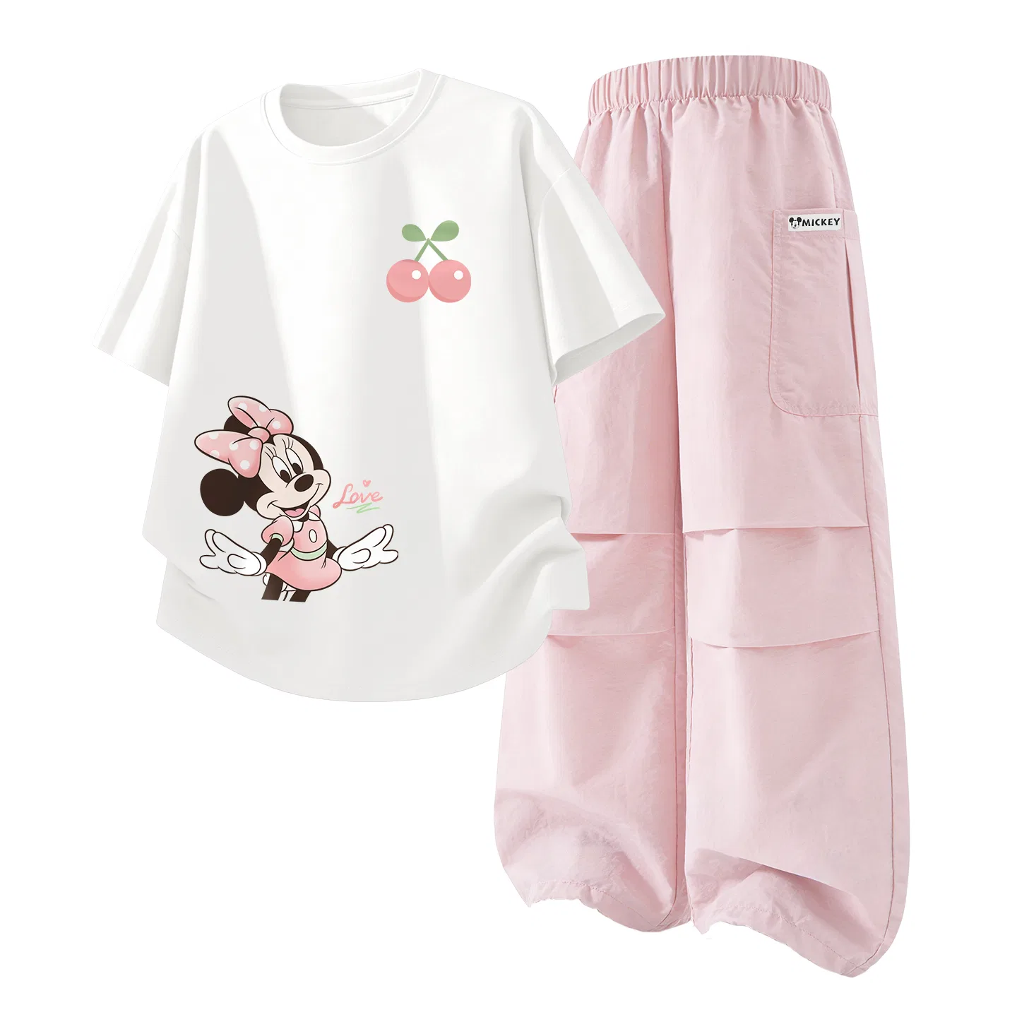Детский спортивный костюм Disney Di Bubble Flower Taro Purple+Di HU Long Hook-and-Loop Sea Mist Purple — фото 3