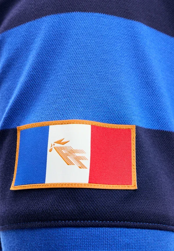 Футболка сборной Франции Nike Performance, game royal/metallic copper, королевский синий/металлик медь — фото 4