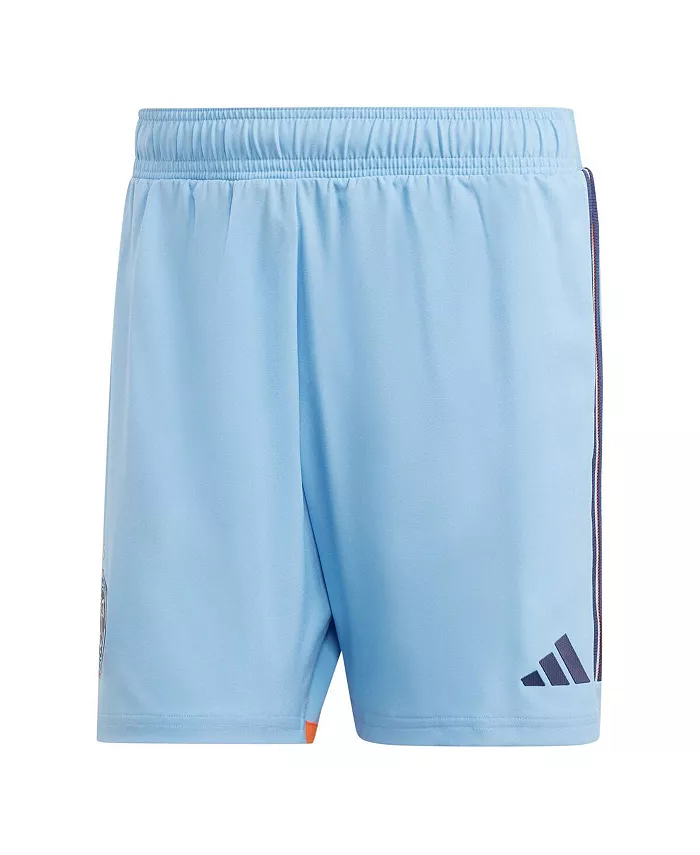 

Мужские шорты New York City FC AEROREADY Authentic небесно-голубого цвета adidas
