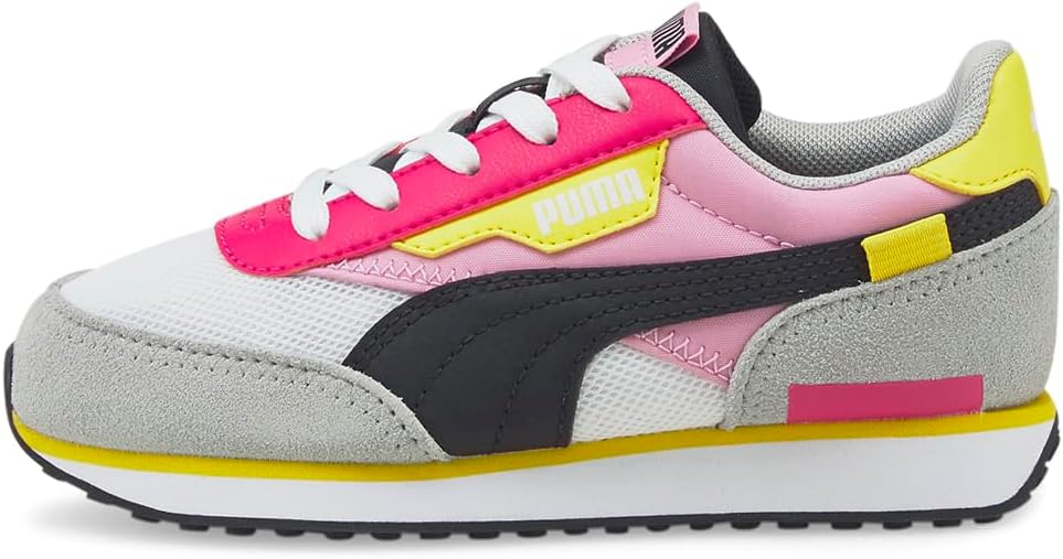Детские кроссовки Puma Future Rider SplashSneaker (унисекс), белый/розовый — фото 3