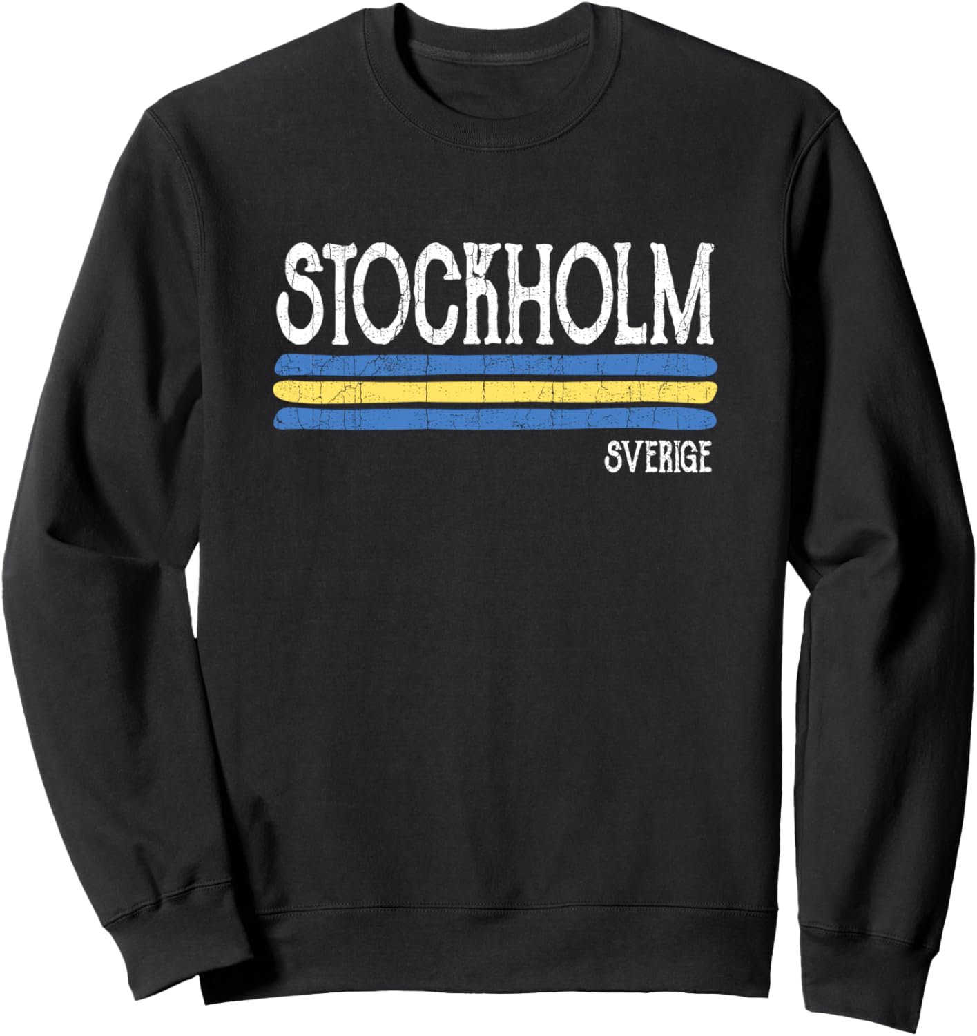 

Стокгольмская шведская толстовка Vintage Stockholm., черный