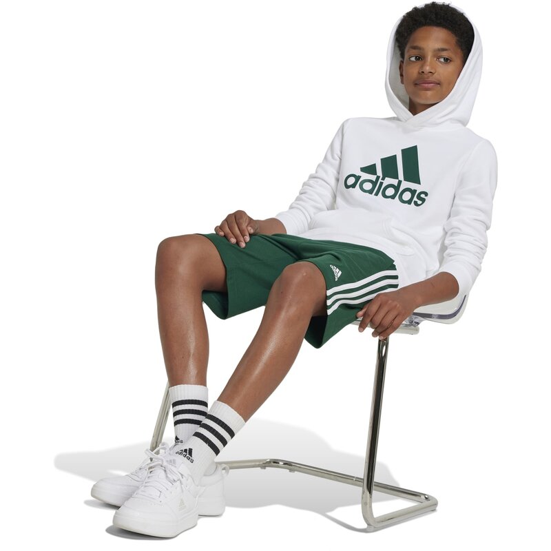 Толстовка с капюшоном и большим логотипом, хлопок Adidas, мультиколор — фото 4