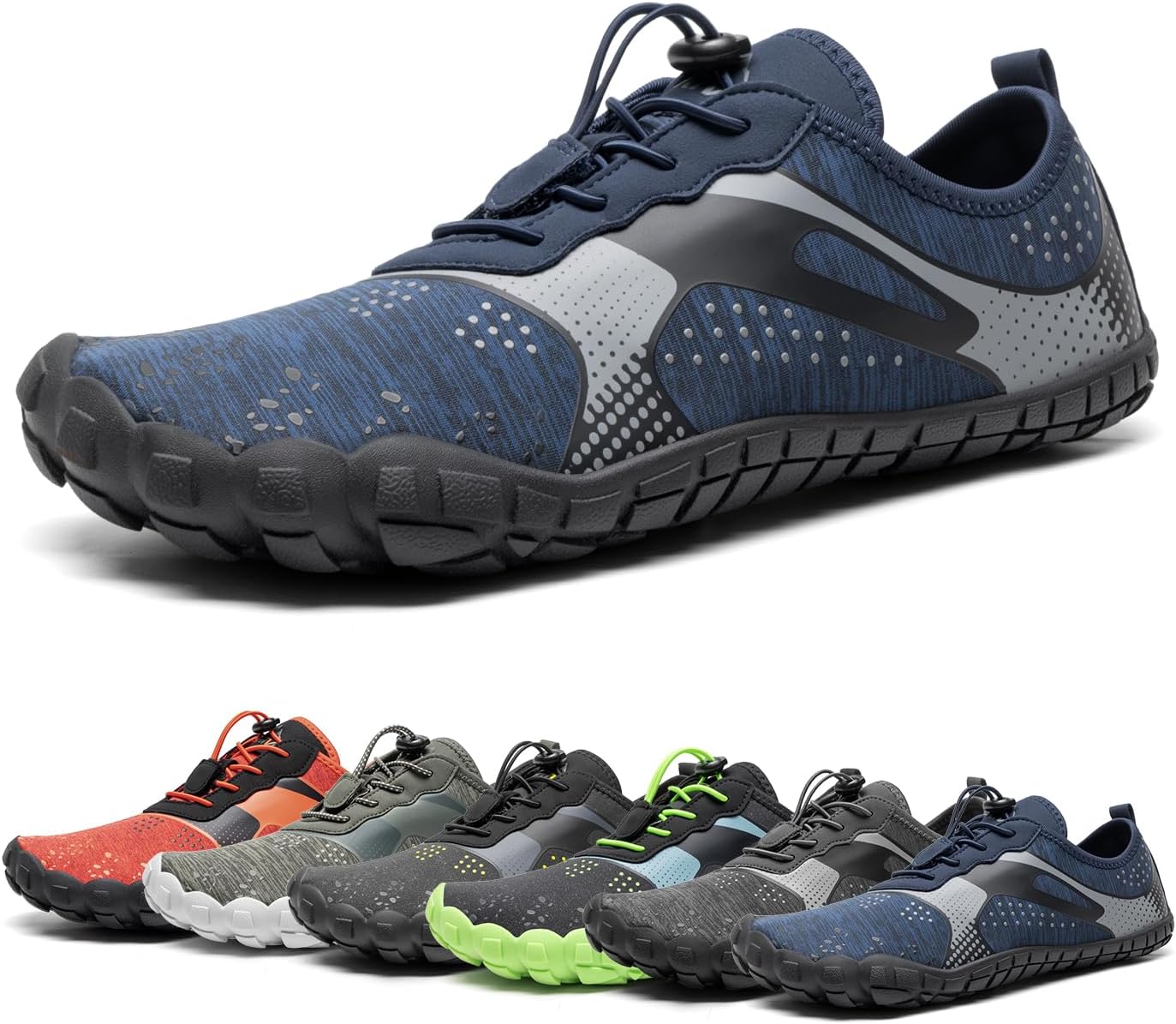 

Водные мужские кроссовки NORTIV 8, спортивные легкие акваобувь для активного отдыха, плавания, рыбалки, походов, дайвинга, серфинга и прогулок, обувь для воды TREKMAN, темно-синий