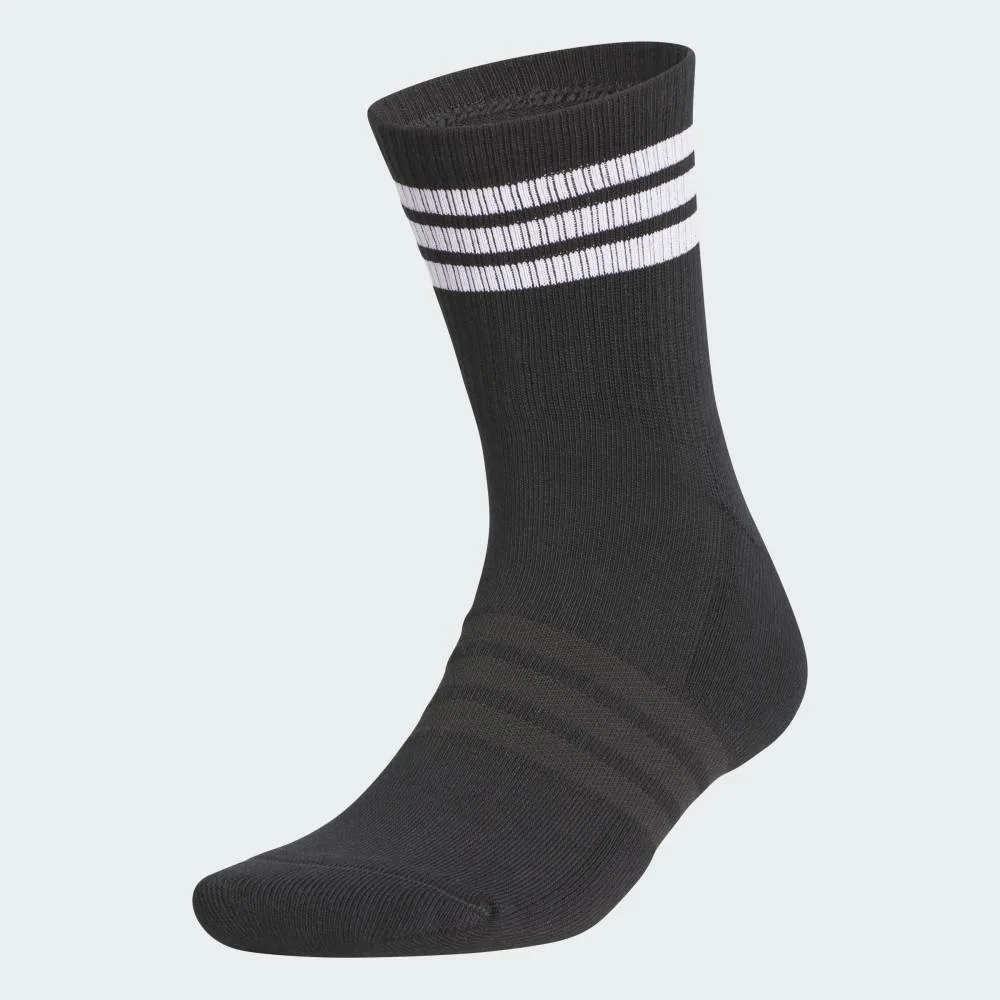 Полукруглые носки с тремя полосками Adidas, black