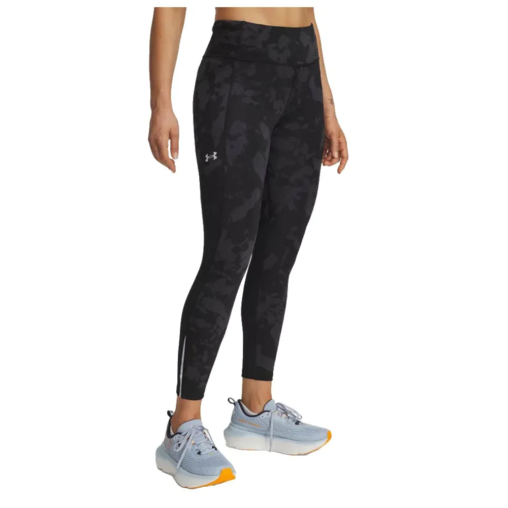

Леггинсы Under Armour Launch Ankle Print, черный