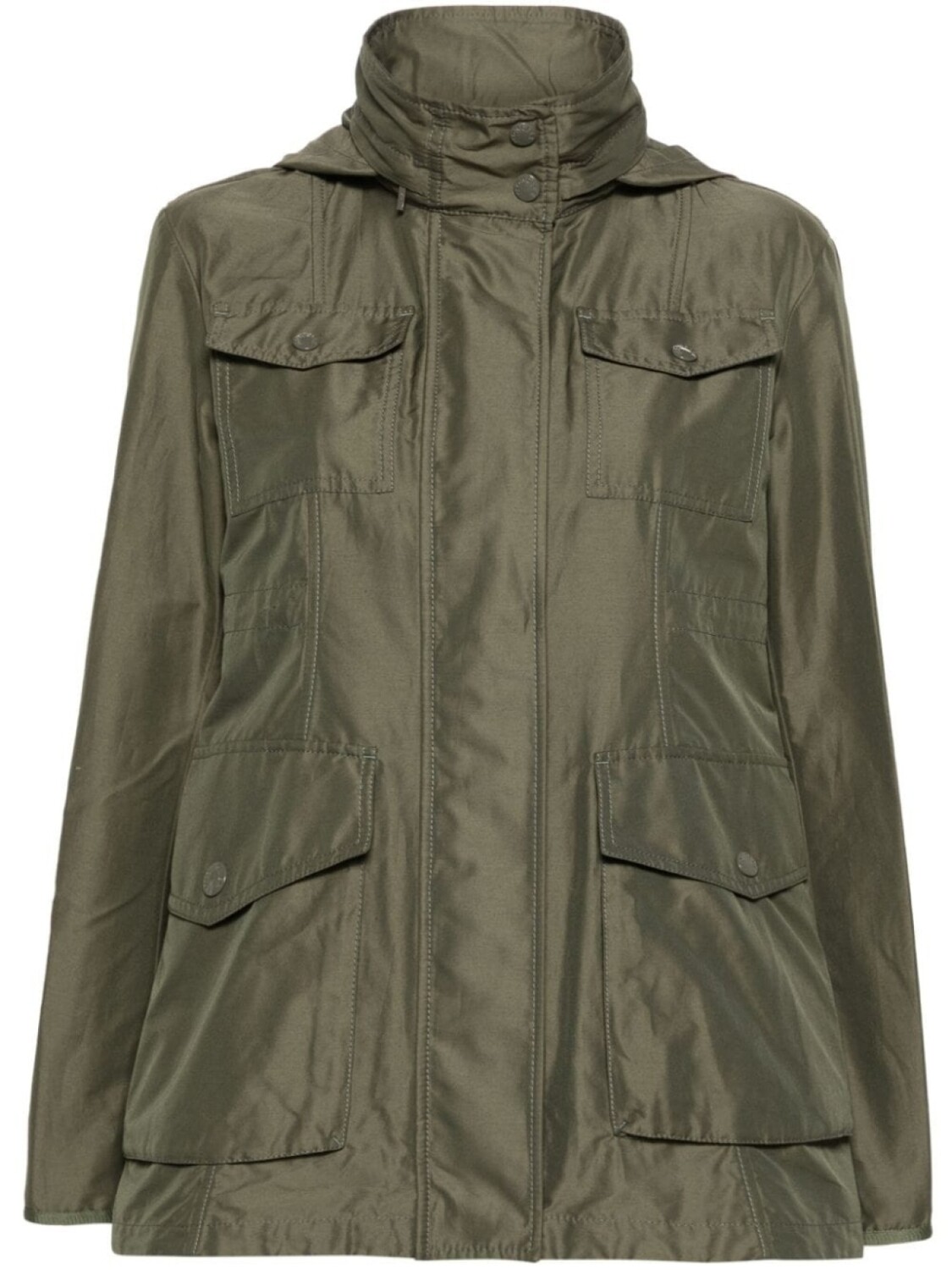 

Moncler куртка Ilo с потайным капюшоном, зеленый