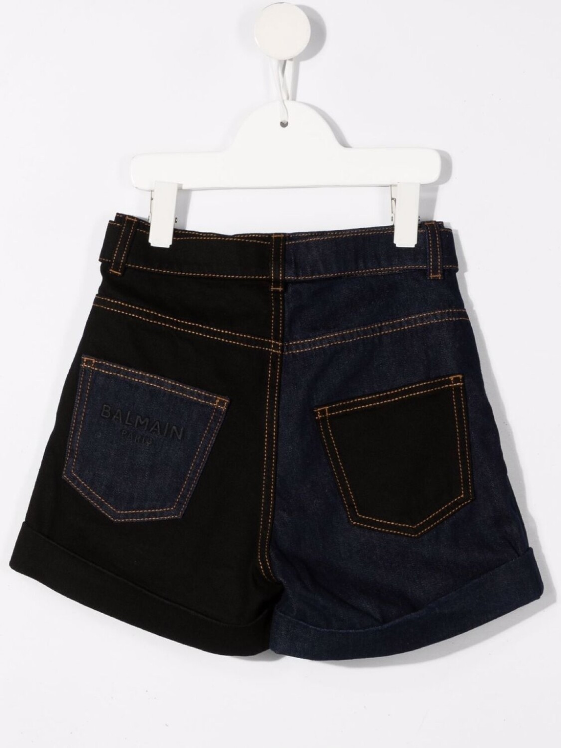 

Balmain Kids шорты с логотипом, синий