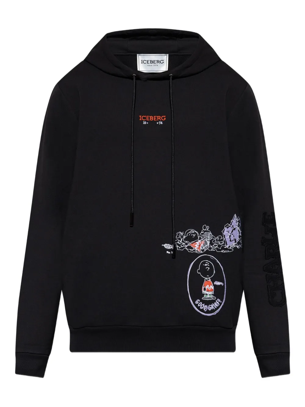 

Худи с вышивкой Peanuts Iceberg, черный