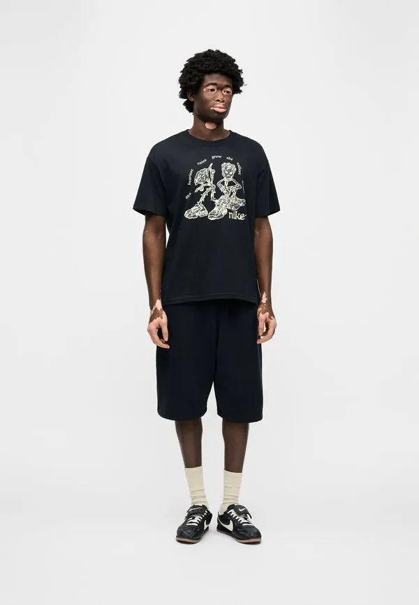 Футболка с принтом цветов Nike Sportswear, Black — фото 3