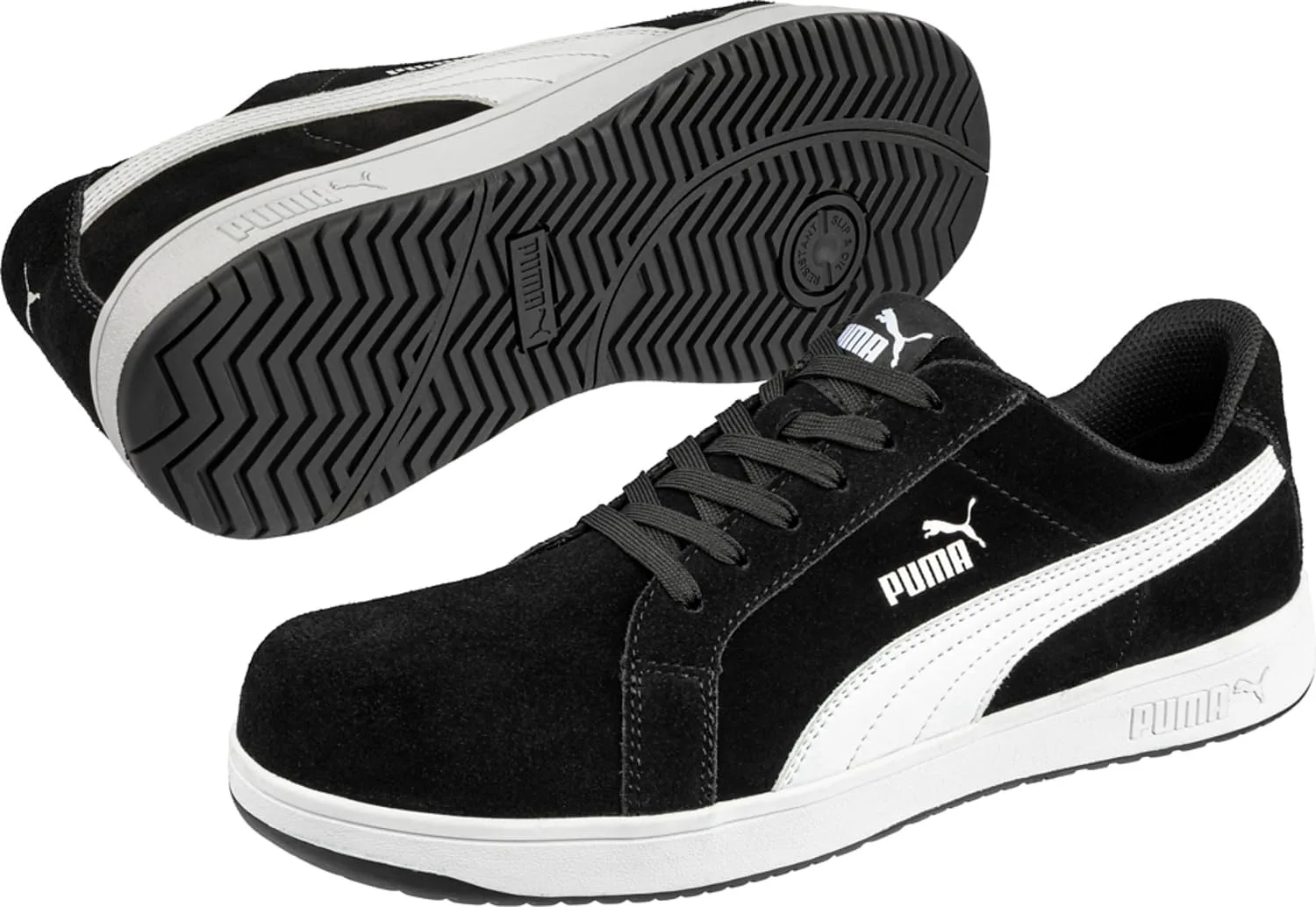 Мужские кроссовки Puma Iconic Suede Low Eh, черный — фото 4
