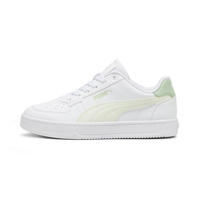 Детские кроссовки PUMA Caven 2.0 PUMA White Green Illusion Pure, цвет verde — фото 3