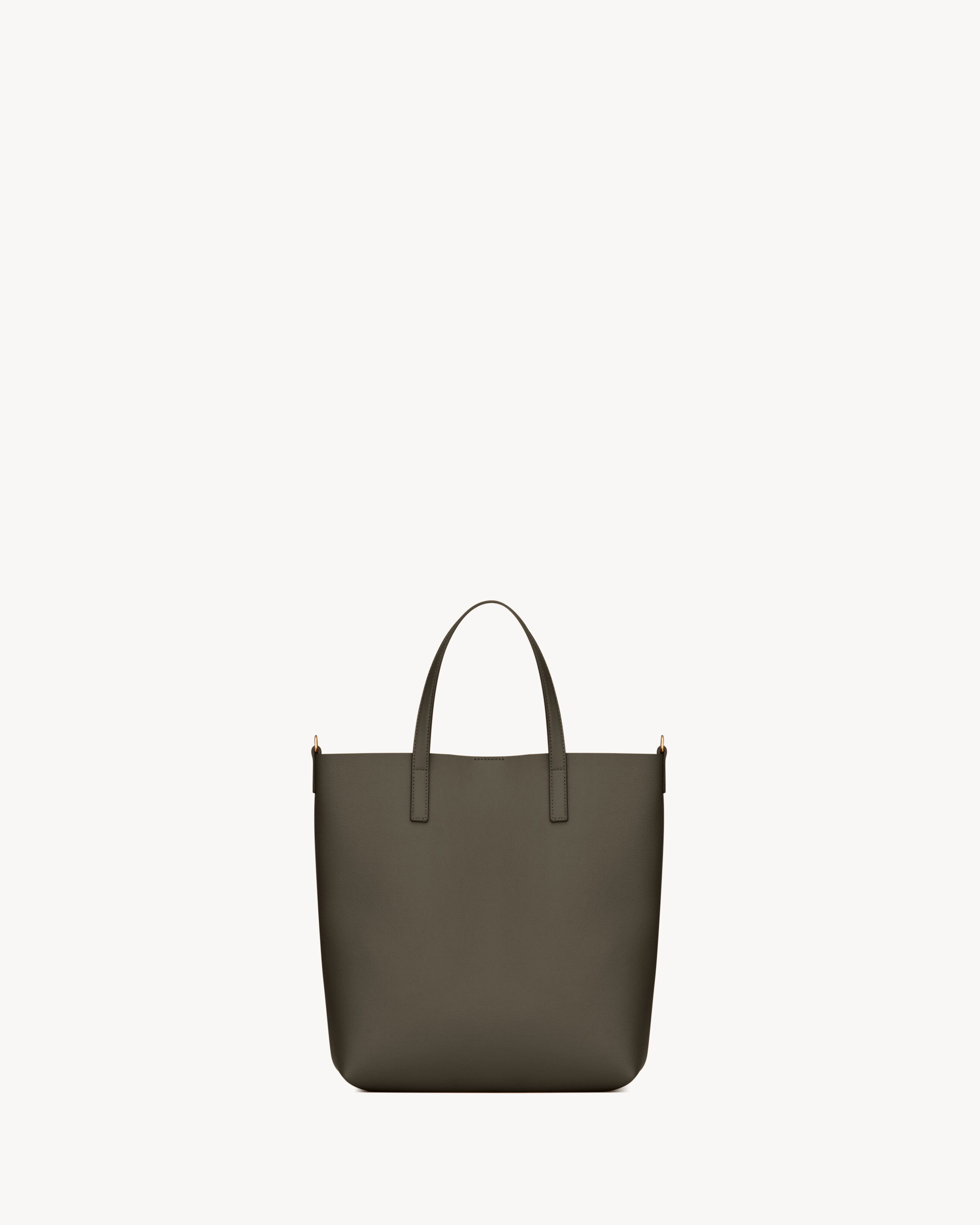 Сумка SHOPPING SAINT LAURENT TOY из кожи, зеленый — фото 3