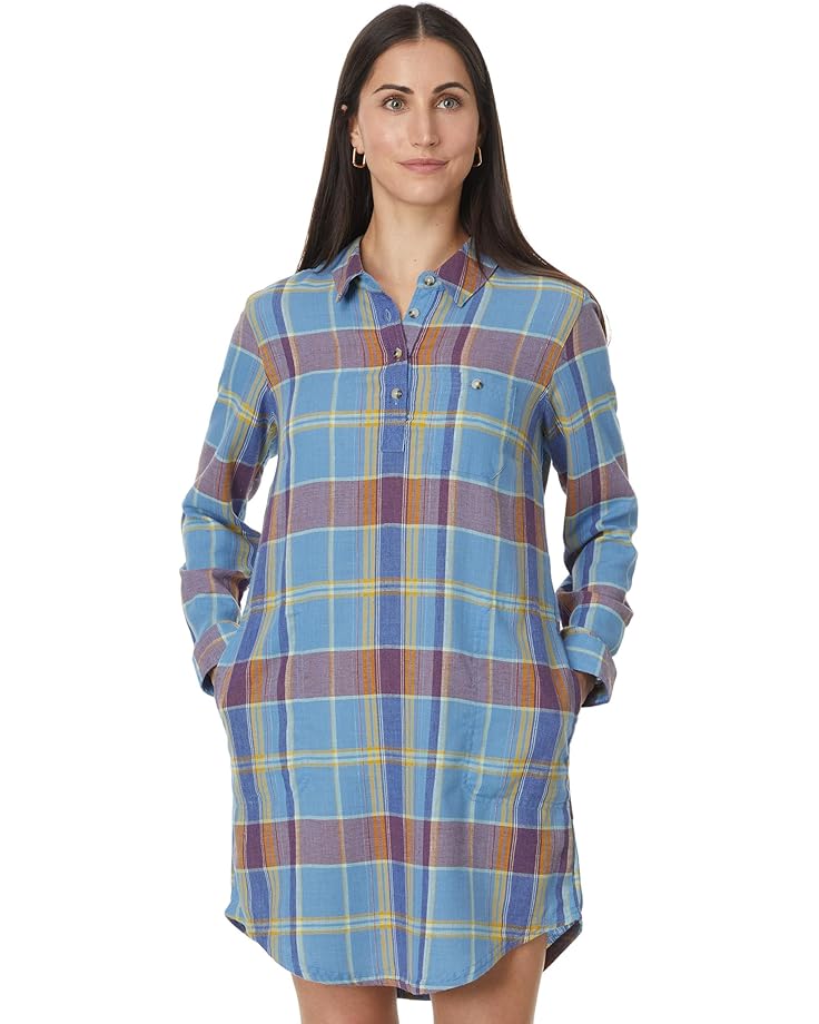 

Платье Toad&Co Re-Form Popover Long Sleeve Dress, цвет Wild Ginger Lg Plaid