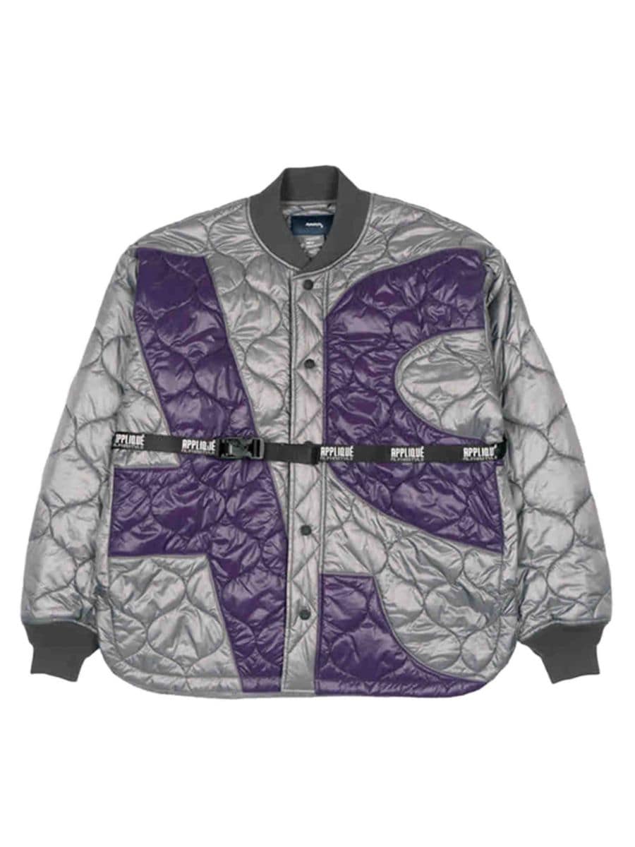 

Стеганая куртка-бомбер с логотипом AlphaStyle, цвет Dark Grey, Серый, Стеганая куртка-бомбер с логотипом AlphaStyle, цвет Dark Grey