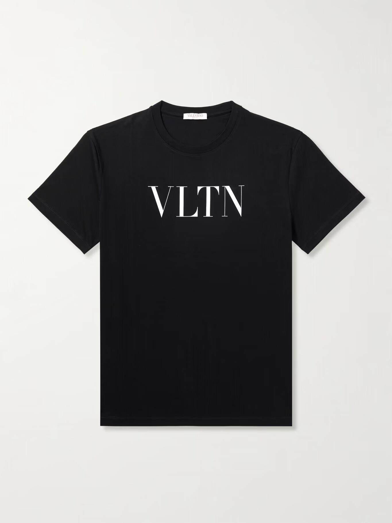 

Футболка из хлопкового джерси с логотипом VALENTINO GARAVANI, черный