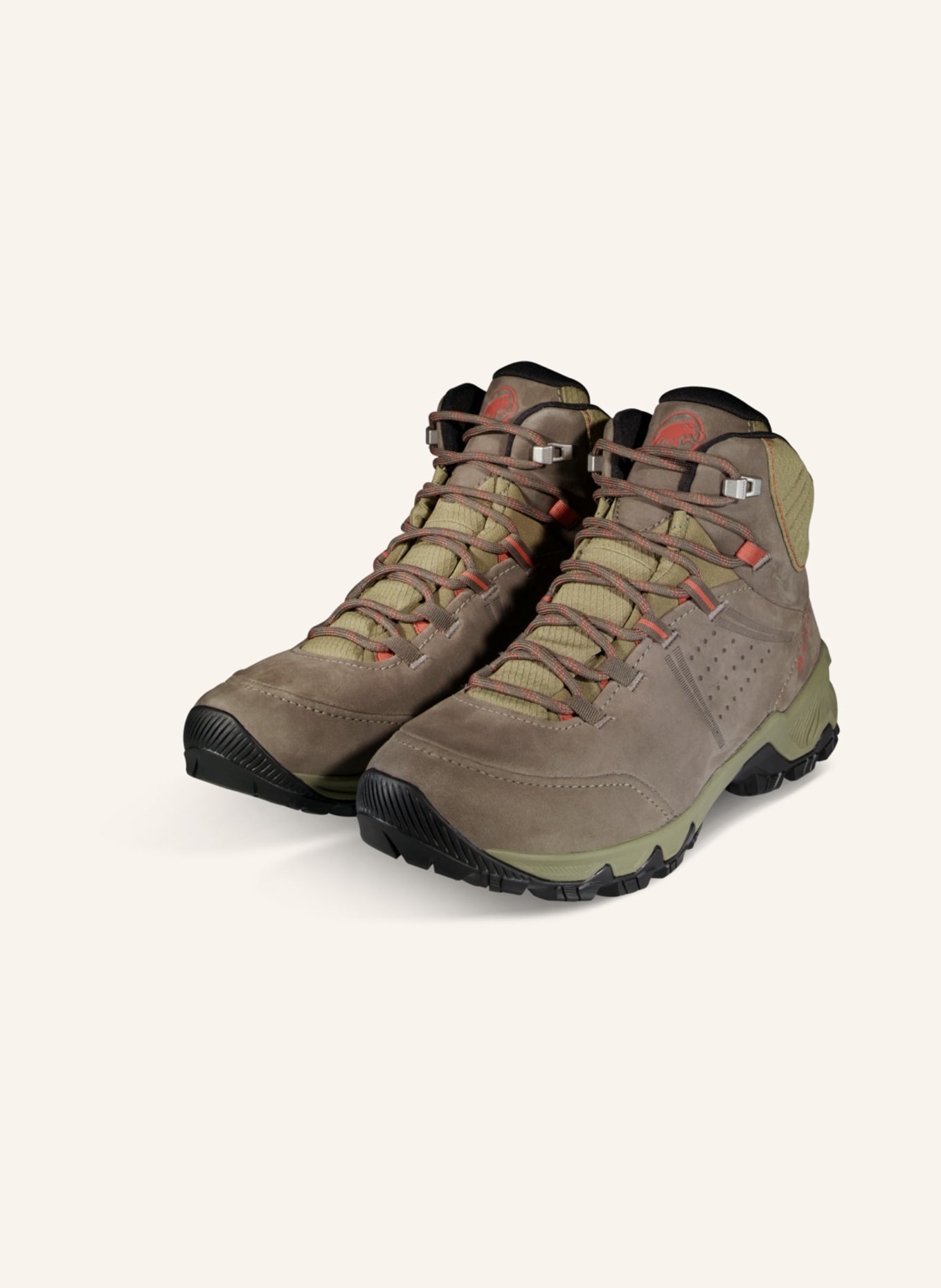 Трекинговые и походные ботинки nova iv mid gtx Mammut, зеленый