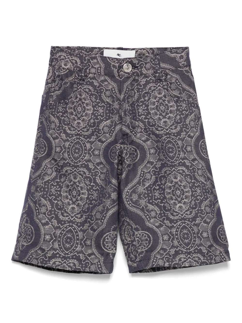 

Шорты с жаккардовым узором ETRO KIDS, синий