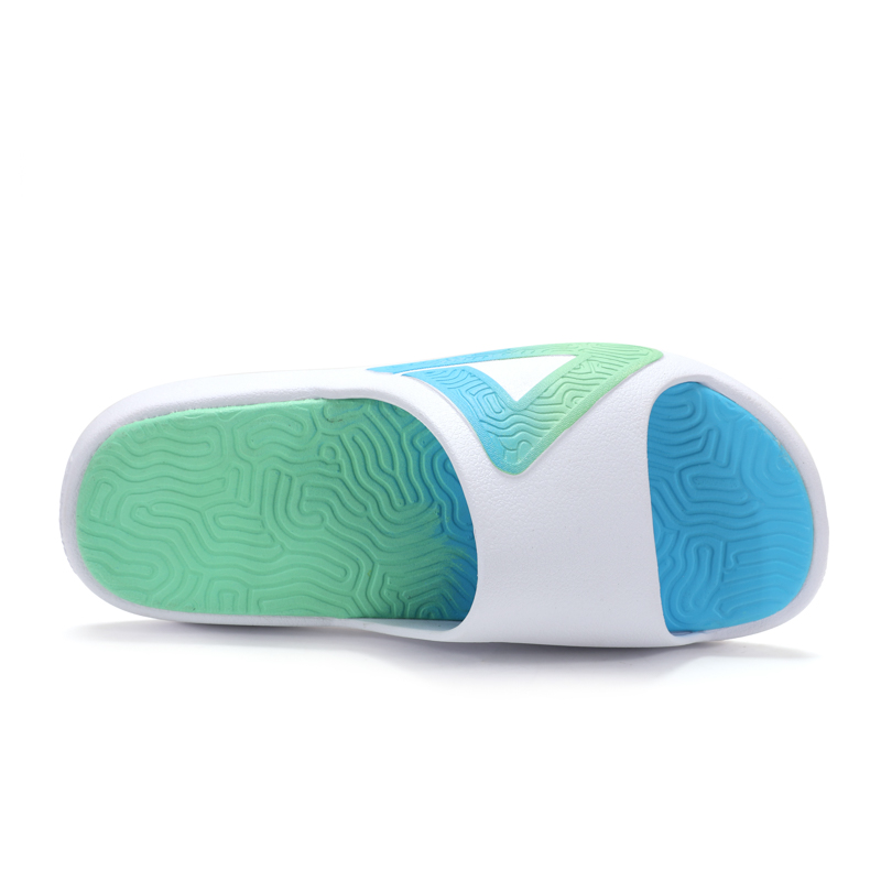 Тапочки-шлепанцы Tai Ji1.0 Women's Blue Green PEAK, Бэймакс/Изумрудно-зеленый/Бело-голубой — фото 4