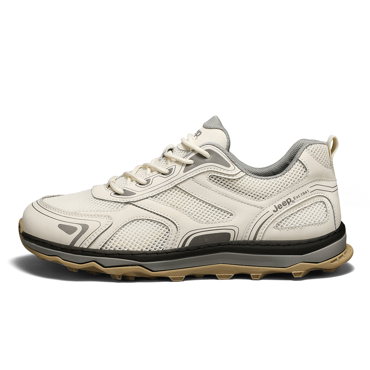 

Низкие повседневные туфли мужские Jeep, Beige