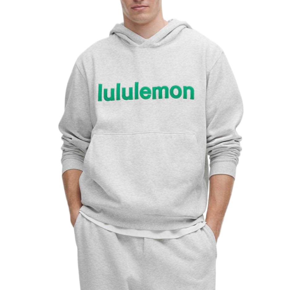 

Lululemon Мужская толстовка Steady State, смешанный цвет, суперсветло-серый