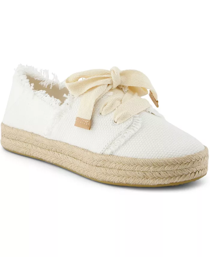 Женские кроссовки Carolina Espadrille Lace-Up Toms, белый