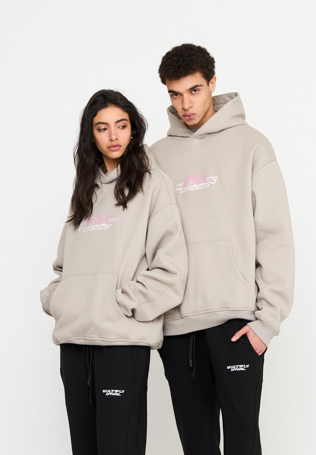 

Толстовка с капюшоном COMPANION Multiply Apparel, бежевый