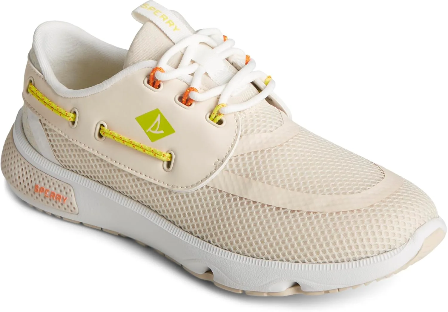 Женские лодочные туфли Sperry Top-Sider 7 Seas 3-Eye, белый — фото 2